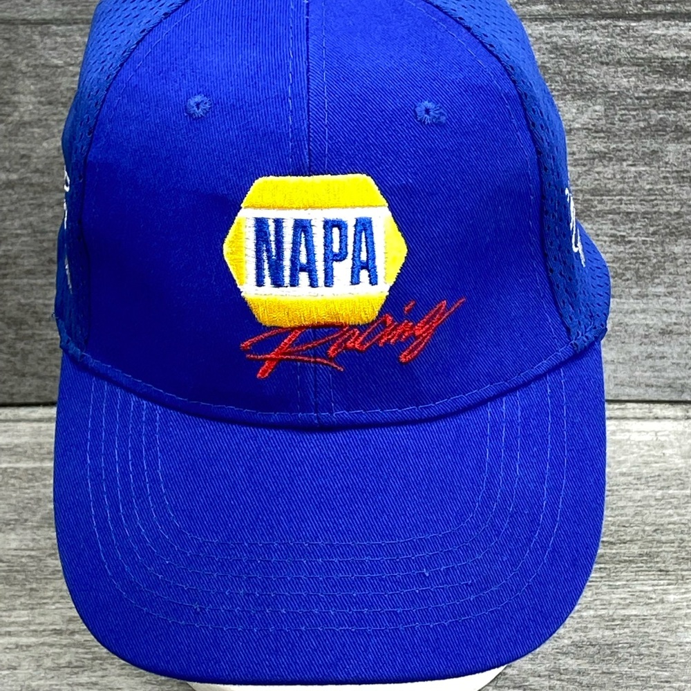 Napa Team Racing Hat Nascar Outlaws Indycar Nascarwest NHRA Adjustable Back Blue